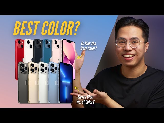 Ranking iPhone 13 and 13 Pro Colors from WORST to BEST - Is Pink or Sierra Blue the Best Color?