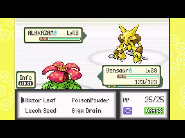 vs Gym Leader Sabrina - Pokémon Recharged Yellow