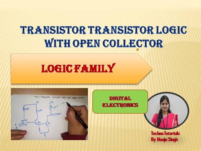 U5L5 | TTL With open collector | Transistor Transistor Logic open collector | 2 input TTL NAND Gate