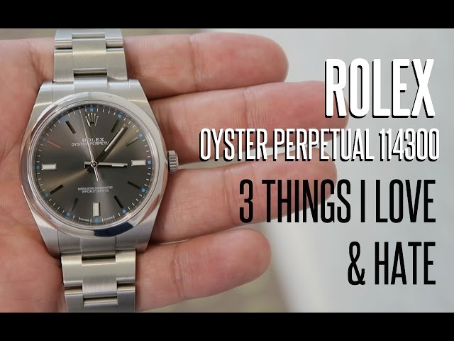ROLEX Oyster Perpetual 39mm - 3 Things I LOVE & HATE