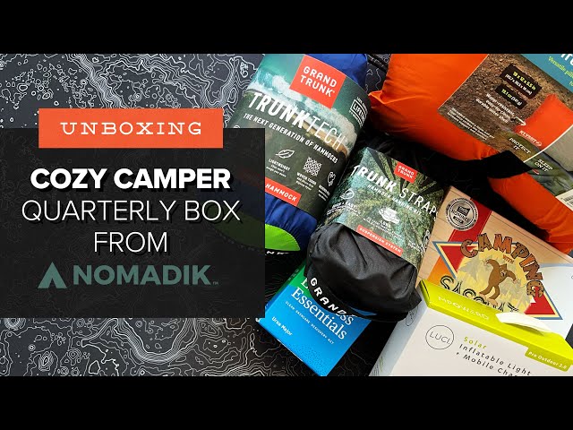 This Should Get You Outside | Unboxing the Cozy Camper QUARTERLY Box from Nomadik