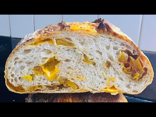 Mango and Cheddar Cheese Sourdough Bread