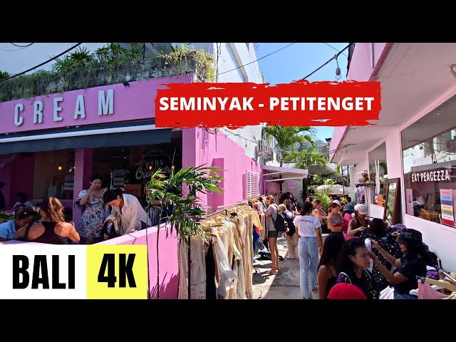 BALI, INDONESIA 🇮🇩 [4K] Seminyak & Petitenget — Walking Tour