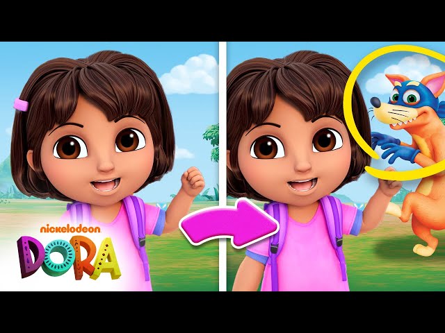 Swiper's Spot the Difference Game w/ Dora! #1 👀 | Dora & Friends