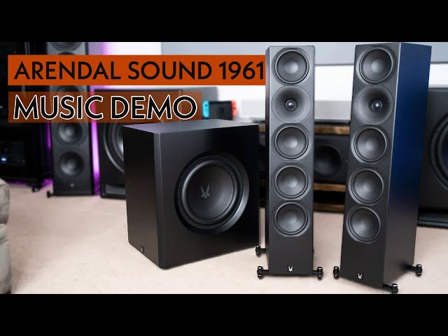 Arendal Sound 1961 Speaker Music Demo | No Subwoofer