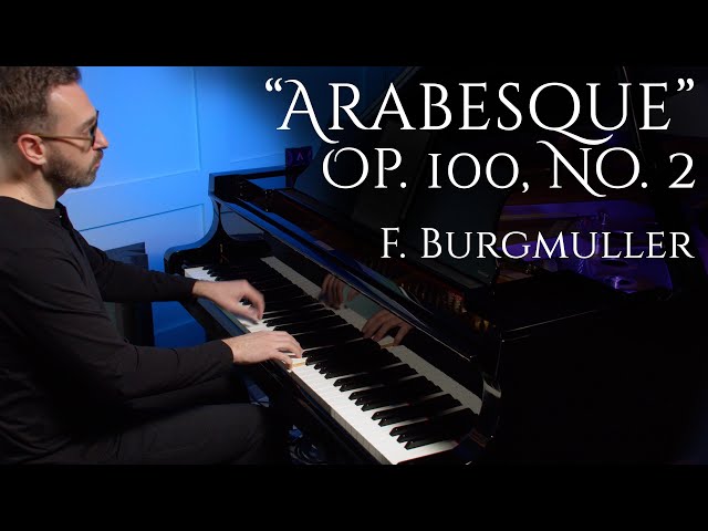 F. Burgmüller Op. 100, No. 2 "Arabesque" | 2 Tempi | Charles Szczepanek, pianist
