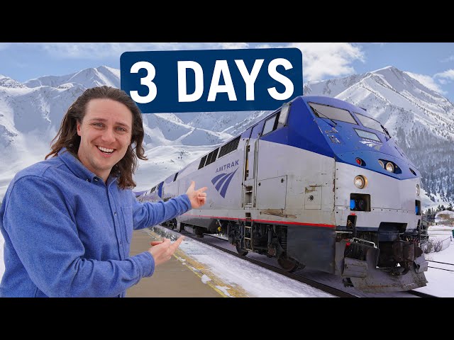 82hrs on Amtrak's MOST SCENIC TRAIN! - The California Zephyr