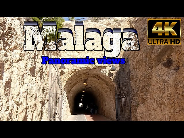 MALAGA Spain Panoramic Views January 2024 | Costa Del Sol Andalusia [4k]