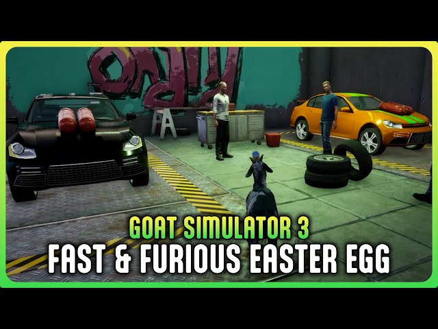 GOAT SIMULATOR 3 - Fast & Furious Easter Egg