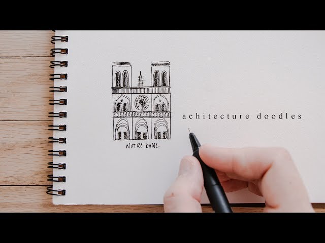 How To Draw Buildings | Architecture Doodles For Beginners