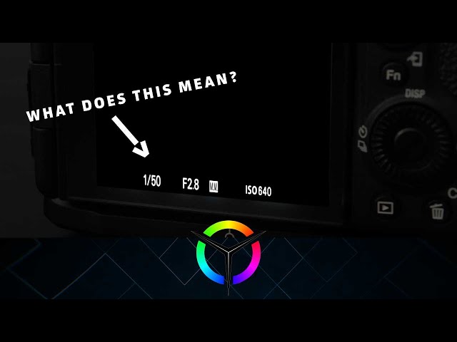 Shutter, Aperture, and ISO - Video Tech Explained