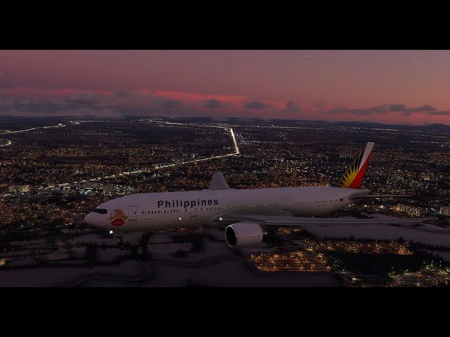Unbelievable Runway at KSFO - 4K Ultra Settings - Boeing 777 (200ER) - Philippine Airlines MSFS 2020