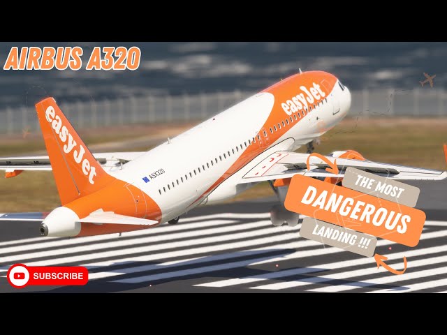 LOW Plane Flight Landing!! Easy Jet Airbus A320 Landing at La Guardia Airport