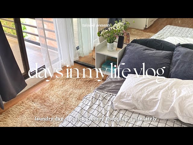 days in my life vlog🌷 | laundry day 🧺, quick grocery shopping 🛒 , life lately 🌱