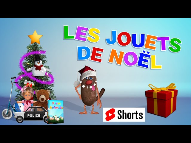 Foufou - Les Jouets de Noël (Learn Christmas Toys for Kids - Santa Claus - Unboxing) S01 #short