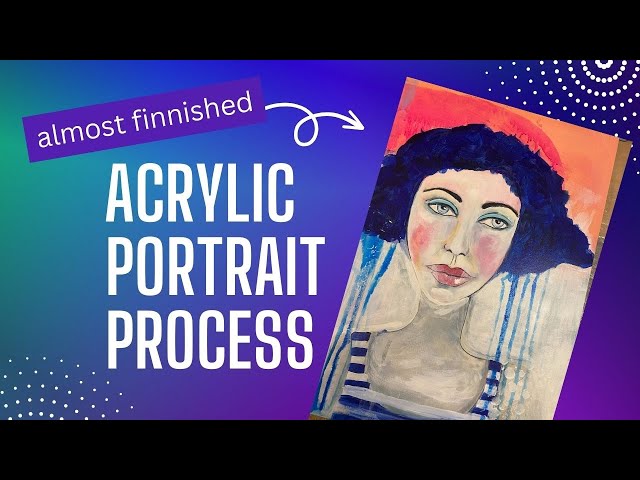 Captivating Orphan Annie Acrylic Portrait: My Artistic Journey