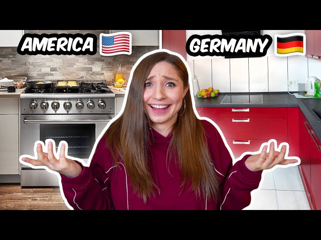 They move THE WHOLE KITCHEN?! Kitchens in Germany vs. USA | Feli from Germany