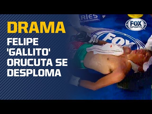 Drama en el ring: Felipe 'Gallito' Orucuta se desploma en la lona