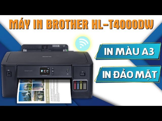 Máy In Phun Màu Brother HL-T4000DW | Máy in màu A3 - Máy in wifi