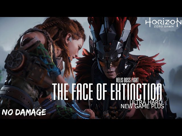Horizon Zero Dawn - Ultra Hard NG+ No Damage - The Face of Extinction - Helis Boss Fight