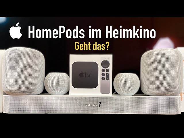 HomePod Mini vs HomePod vs Sonos Beam - Welche Lautsprecher fürs Heimkino?