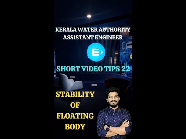 KWA AE Short Tips 22 , Stability of Floating Body , Bouyancy