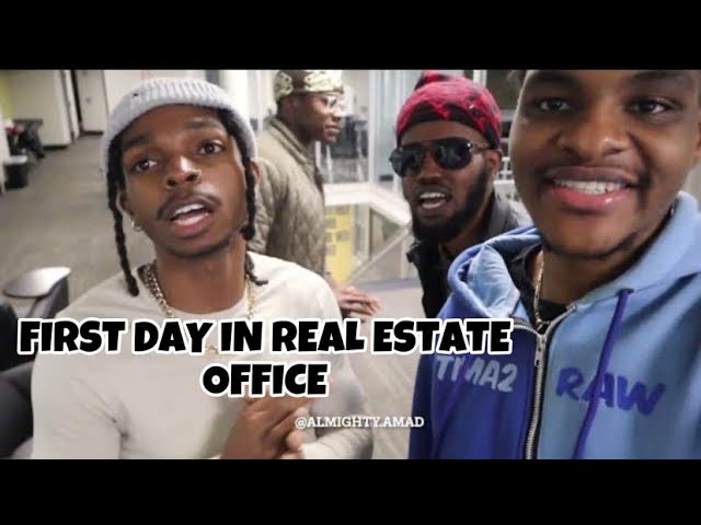 FIRST DAY IN REAL ESTATE OFFICE | VLOG