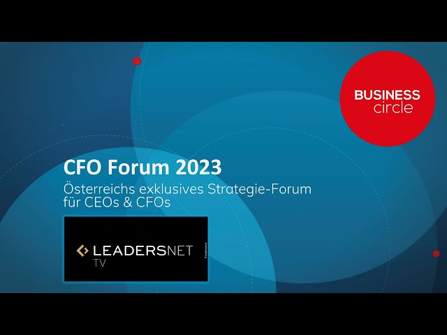 Das 20. CFO Forum versammelte das Top-Management des Landes