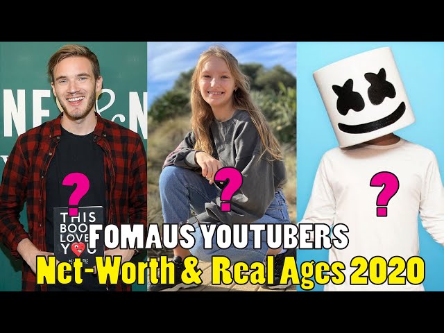 Top 5 Famous YouTubers Net-Worth 😮 Real Ages 2020
