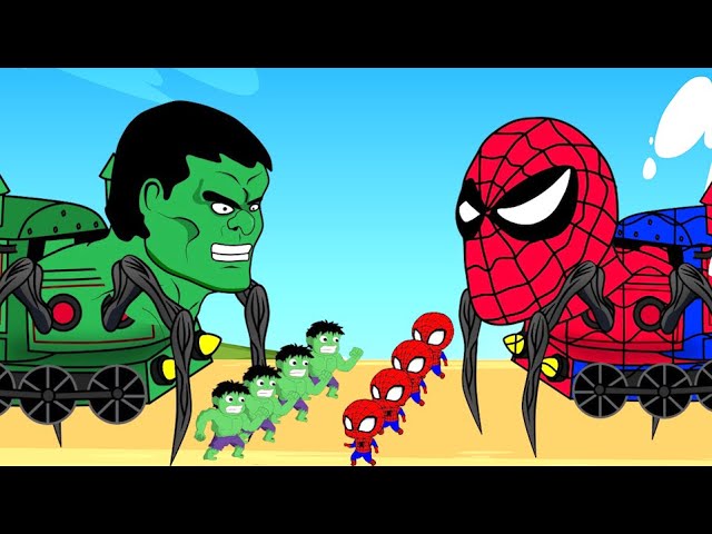 Evolution of CHOO CHOO CHARLES HULK vs CHOO CHOO CHARLE SPIDER-MAN: Who Is The King Of Super Heroes?