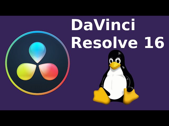 DaVinci Resolve 16 Installation sous Linux