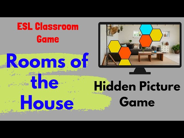 ESL Game | Rooms of the House | Hidden Picture Game