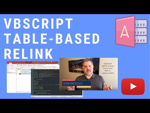 Link and Relink Your Access Front-End App Using vbScript and a Table-Based Approach