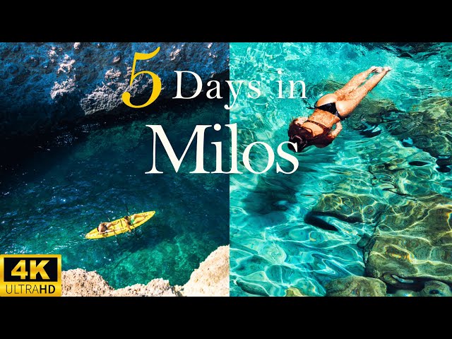 How to Spend 5 Days In MILOS Greece | Discover Hidden Gems of Milos