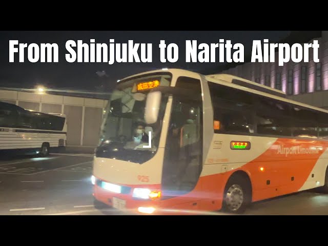 How to take the bus from Shinjuku Station to Narita Airport