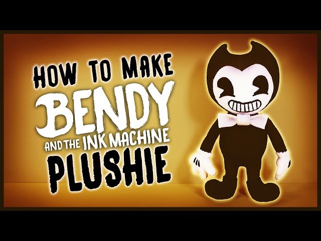 [REUPLOAD] DIY Bendy and the Ink Machine Sock Plushie! FREE PATTERN! BATIM Plush Tutorial