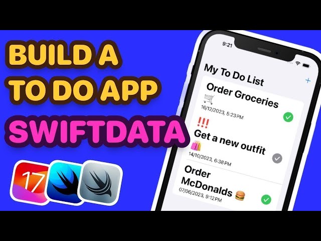 SwiftData For Beginners: How To Build A To-Do List App In SwiftUI | #1