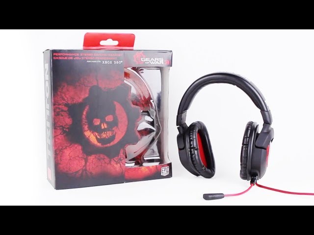 Gears of War 3 Stereo Gaming Headset Unboxing / Review | Unboxholics