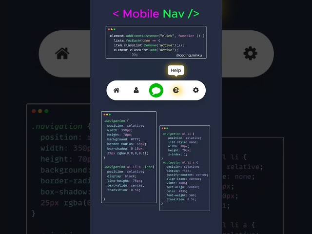 mobile view navbar project html css javascript | navbar Hover effect html css javascript #html #css