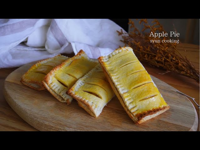 アップルパイ作り方！オーブン、フライパンも不要[材料4つ・パイシートなし] Apple Pie