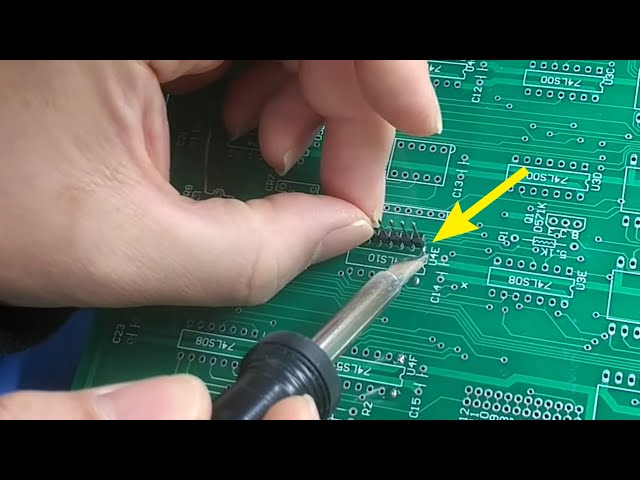 5.헤더 핀 쉽게 납땜하는 방법ㅣThe easy way of header pin soldering.
