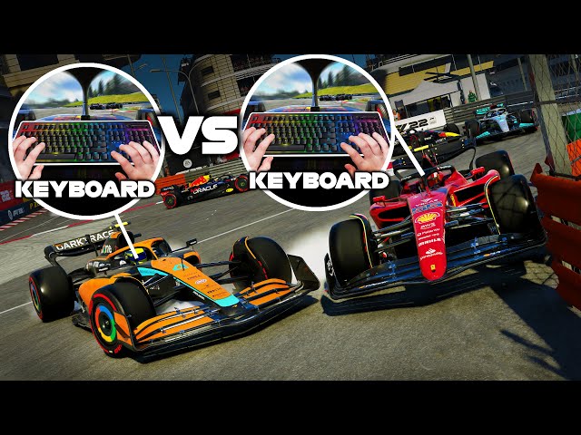 Racing A Full Grid Online Using a KEYBOARD in F1 22 Multiplayer!
