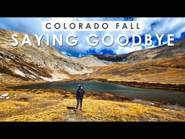 Saying Goodbye | Colorado Fall Road Trip
