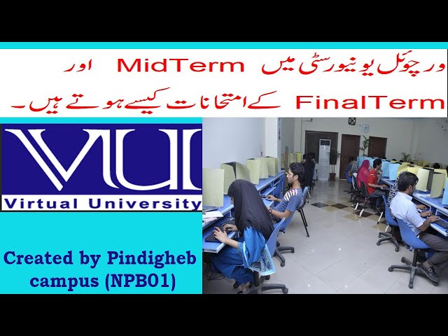 How to Exams in virtual University of Pakistan (Final Term and Midterm) complete Guidelines..