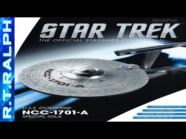 Star Trek Official Starship Collection By Eaglemoss/Master Replicas. XL 6. USS Enterprise NCC 1701-A