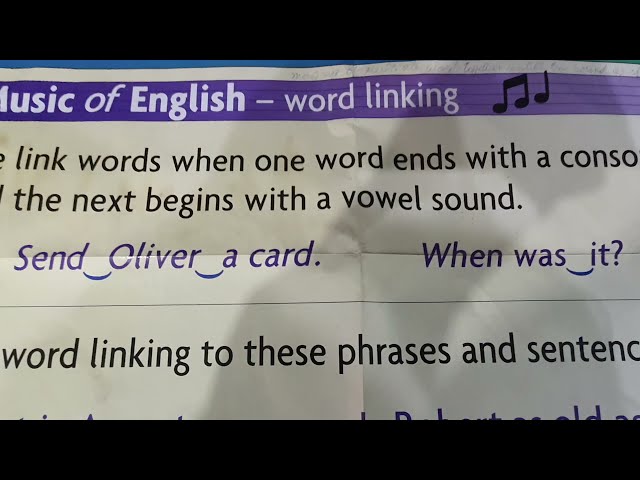 Music Of English - Word Linking Interesting Tutorial To Become Fluent English Speaker
