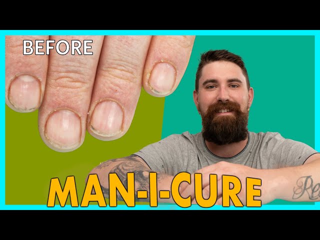 How To Give Your Man A MANICURE At Home - DIY Grubby To Gorgeous