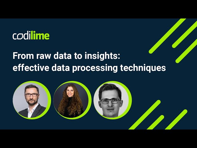 From raw data to insights: Effective data processing techniques