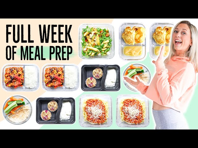 5 TAGE MEAL PREP | Meal Prep Rezepte für die ganze Woche | Vorkochen zum Abnehmen