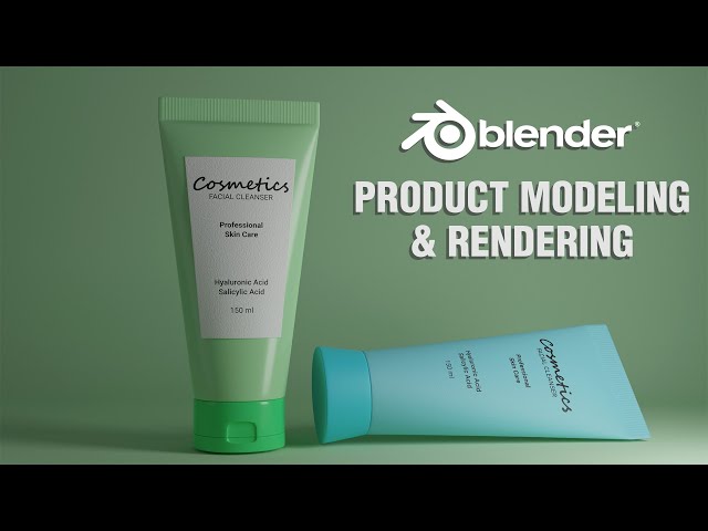 3D Product Modeling & Rendering | Blender | Cosmetic Tube